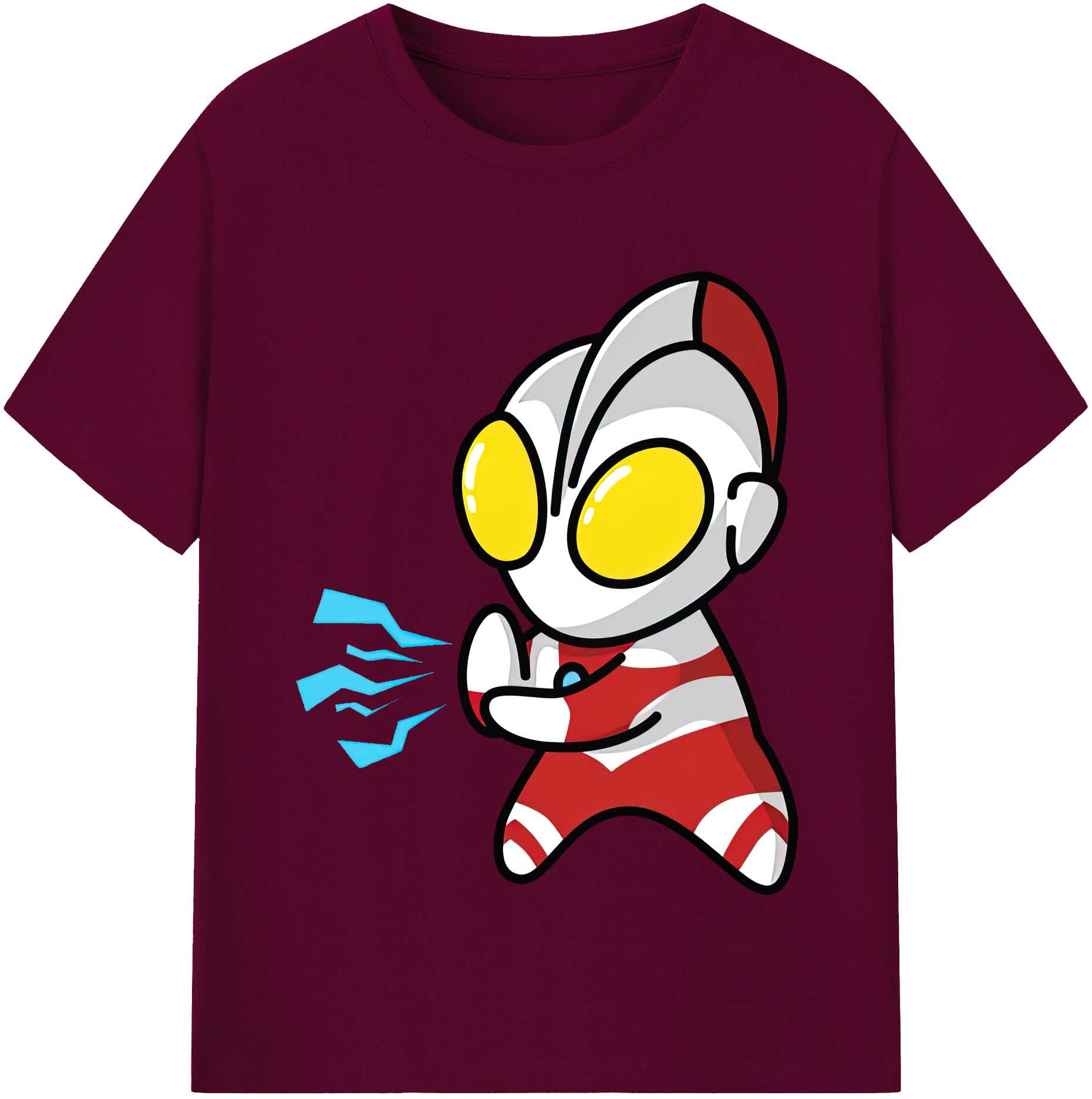 （画像用） ウルトラマン Ultraman レディースカジュアルプリントTシャツ（綿100％）